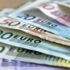 Banconote euro di tutte le taglie, le costituenti del reddito reale di una famiglia