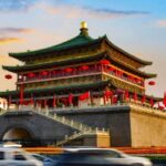 Uno dei simboli della Cina, la Torre dell'Orologio di Xian