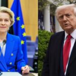 Ursula von der Leyen e Donald Trump, gli attori principali dell'accordo sui dazi tra UE e USA.