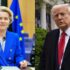 Ursula von der Leyen e Donald Trump, gli attori principali dell'accordo sui dazi tra UE e USA.
