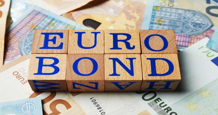 Cubi di lettere che formano la parola eurobond