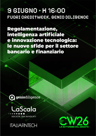 Regolamentazione, intelligenza artificiale e innovazione tecnologica - Fuori CreditWeek 2026